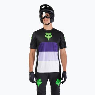 Pánsky cyklistický dres Fox Racing Ranger Grid black