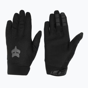 Detské cyklistické rukavice Fox Racing Ranger Jr čierne