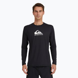 Pánske plavecké tričko longsleeve Quiksilver Solid Streak black