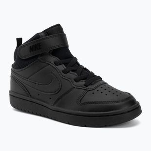 Detské topánky Nike Court Borough Mid 2 black/black/black