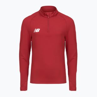 Detská futbalová mikina New Balance Training 1/4 Zip Knitted bordová NBEJT9035