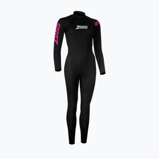 Dámska plavecká pena Zoggs Ow Multix Vl 2,5 mm black/pink