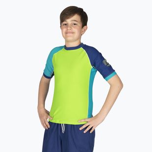 Detské plavecké tričko  Mares Rashguard Shield Youth lime