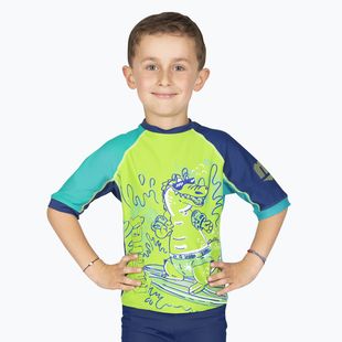 Detské plavecké tričko  Mares Rashguard Shield Kid lime