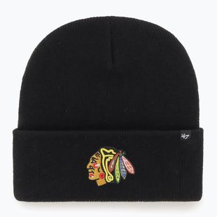Zimná čiapka 47 Brand NHL Chicago Blackhawks Haymaker black