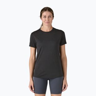 Dámske tričko Patagonia Cap Cool Merino Blend black