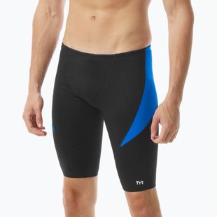 Pánske plavky jammery TYR Durafast Elite Oceanid Jammer black/blue
