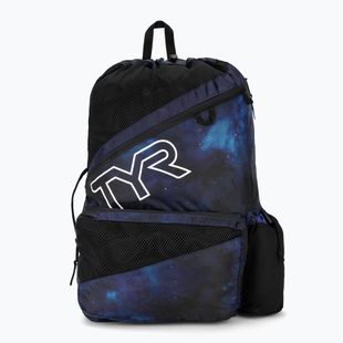Plavecký vak TYR Elite Team Mesh 40 l blue/teal/green