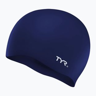 Plavecká čiapka TYR Wrinkle Free Silicone navy