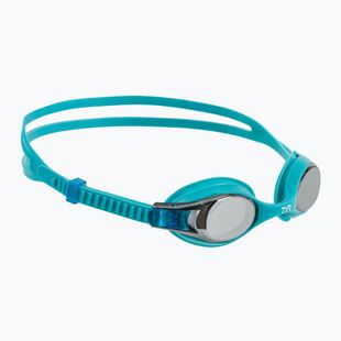 Detské plavecké okuliare TYR Swimple Metallized silver / blue