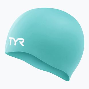 Plavecká čiapka TYR Wrinkle Free Silicone turquoise
