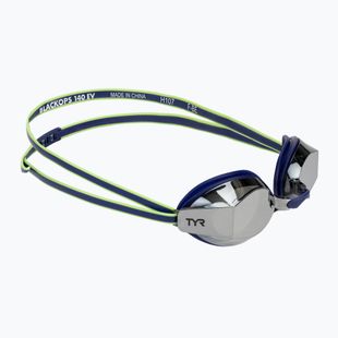 Plavecké okuliare TYR Blackops 140 Ev Racing Mirrorednavy/lime