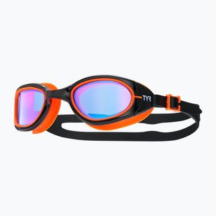 Plavecké okuliare TYR Special Ops 2.0 Mirrored black / blue / orange
