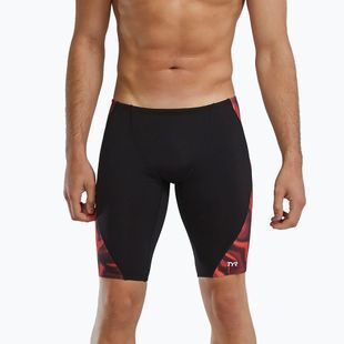 Pánske plavky jammer TYR Durafast Elite Waveform Blade Splice red