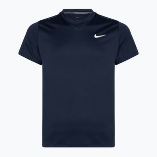 Pánske tenisové tričko Nike Court Dri-FIT Victory obsidián/obsidián/biela