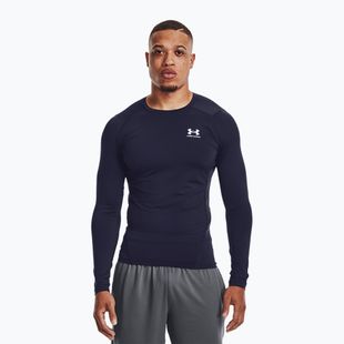 Pánske tričko Under Armour HG Armour Comp training longsleeve navy blue 1361524-410