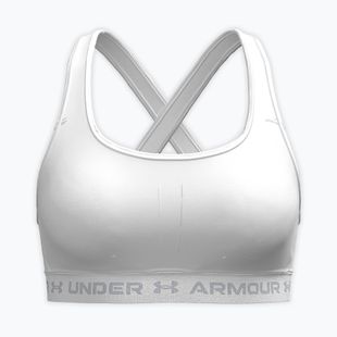 Fitness podprsenka Under Armour Crossback Mid white/white/halo gray