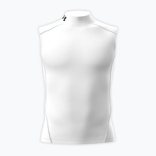 Pánske tréningové tričko Under Armour HG Armour Comp Mock SL castlerock/white