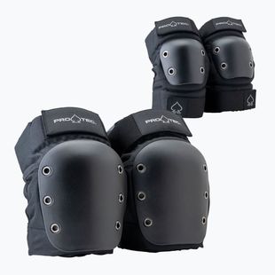 Sada chráničov Pro-Tec Street Open Back Knee Elbow black