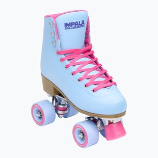 Dámske kolieskové korčule IMPALA Quad Skate blue raspberry