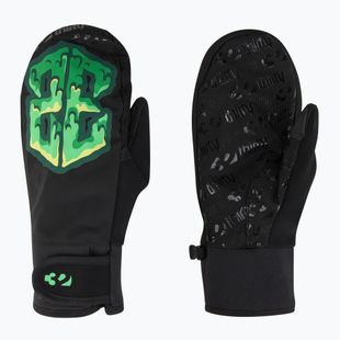 Pánske snowboardové rukavice ThirtyTwo Gateway Mitt black/green
