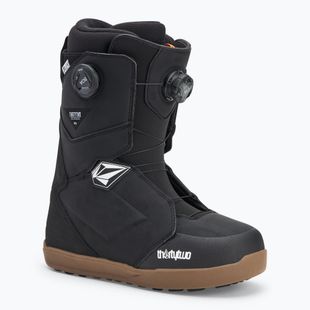 Pánske snowboardové topánky ThirtyTwo Lashed Double Boa X Volcom '24 black/gum