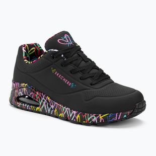Dámske topánky SKECHERS Uno Loving Love black