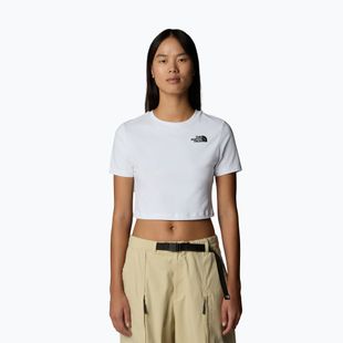 Dámske tričko The North Face Essential Cropped Slim Tee tnf white