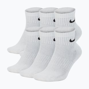 Ponožky Nike Everyday Cushioned 6 párov white/black