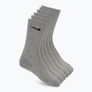 Ponožky Nike Everyday Cushioned 6 párov carbon heather/black