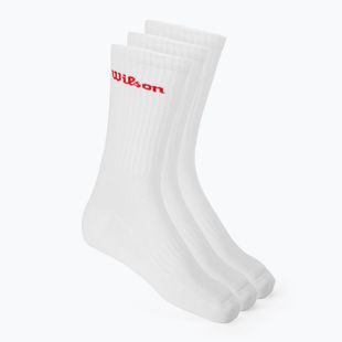 Ponožky Wilson Crew Logo 3 páry bright white