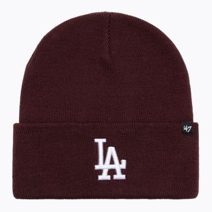 Zimná čiapka 47 Brand MLB Los Angeles Dodgers Haymaker dark maroon