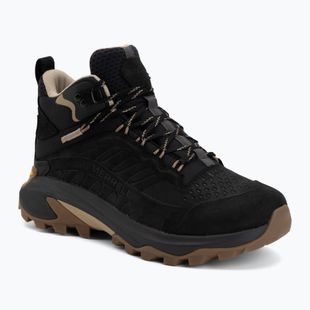 Dámske turistické topánky Merrell Maob Speed 2 Leather Mid Black