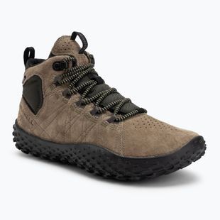 Pánske barefoot topánky Merrell Wrapt Mid WP olive/black