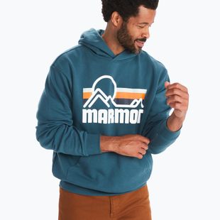 Pánska trekingová mikina Marmot Coastal Hoody light blue M1425821541