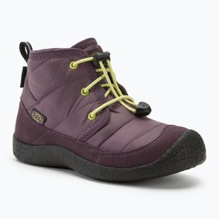 Juniorské topánky KEEN Howser II Chukka WP plum perfect/daiquiri green