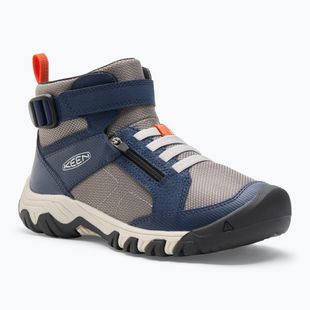 Juniorské turistické topánky KEEN Targhee Boundless naval academy/steel grey