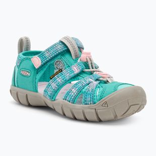 Detské sandále KEEN Seacamp II CNX aqua/giggle pink