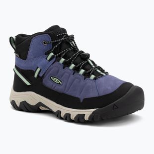 Detské turistické topánky KEEN Targhee IV Mid Waterproof skipper blue/hemlock