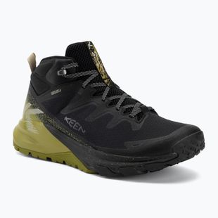 Pánske turistické topánky KEEN Targhee Apex Mid Wp black/golden cypress