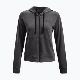 Dámska tréningová mikina Under Armour Rival Terry Full Zip Hoodie šedá 1369853