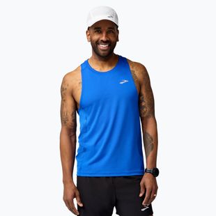 Pánske bežecké tielko Brooks Atmosphere Singlet 3.0 neo blue