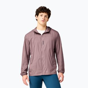 Pánska bežecká bunda Brooks Canopy Packable Jacket brown