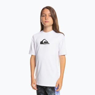 Detské plavecké tričko Quiksilver Solid Streak white
