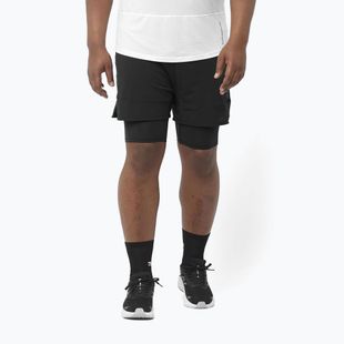 Pánske bežecké šortky Salomon Sense 2IN1 deep black