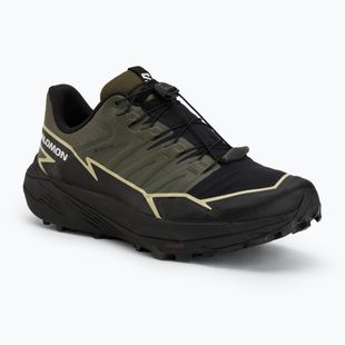 Pánske bežecké topánky Salomon Thundercoss GTX olive night/black/alfalfa