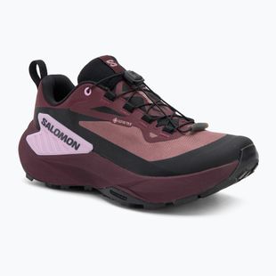 Dámske bežecké topánky Salomon Genesis GTX rose taupe/black orchid/bouquet
