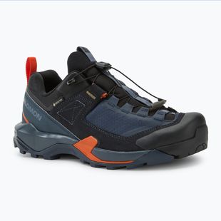 Pánske trekové topánky Salomon X Ultra Alpine GTX blue nightsts/black/red orange