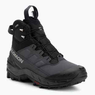 Pánske trekové topánky Salomon Crosstrak Powder WP asphalt/black/sharkskin