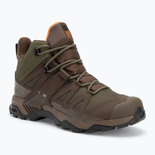 Pánske trekové topánky Salomon X Ultra Tracker GTX green/earth brown/sharkskin
